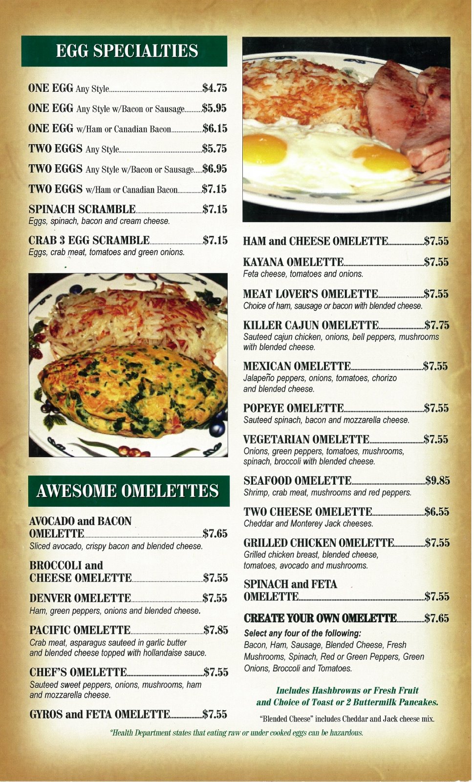 The Verdict Restaurant - Breakfast