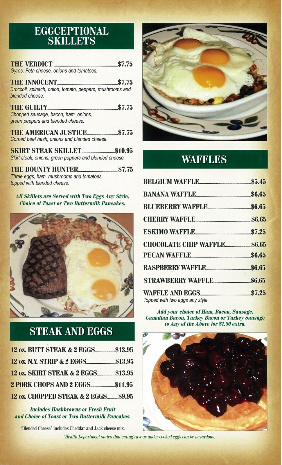 The Verdict Restaurant - Breakfast