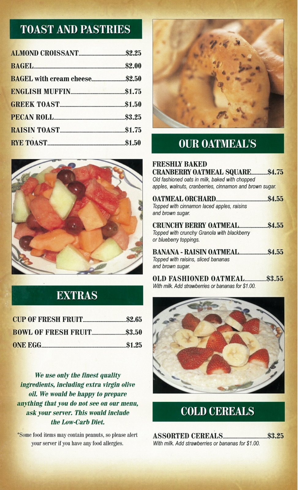 The Verdict Restaurant - Breakfast